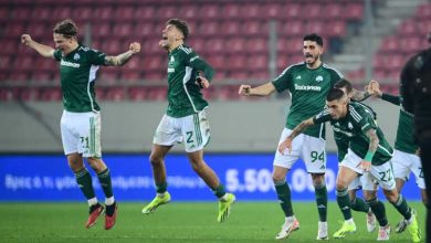 Το πάρτι των παικτών του Παναθηναϊκού στα αποδυτήρια του Καραϊσκάκης - Λοντίγκιν και Ζέκα έδωσαν τον ρυθμό