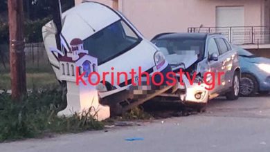 Τροχαίο με έναν τραυματία στην Κόρινθο - Οδηγός παραβίασε το STOP